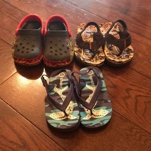 Lot of Toddler Sandals (Includes Light Up Crocs!!)